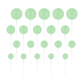 PALLINE CAKE TOPPER PZ.20 LATTE