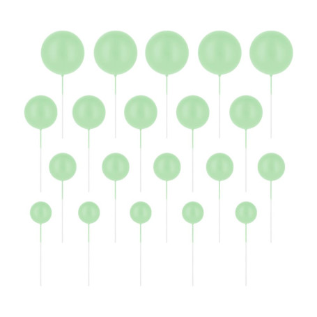 PALLINE CAKE TOPPER PZ.20 LATTE