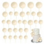 PALLINE CAKE TOPPER PZ.20 PANNA