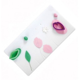 PIANO LAVORO PER FIORI IN GOMMA 40X18 CM